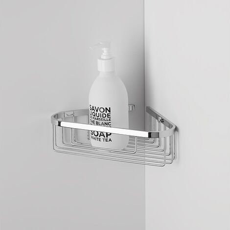 Acrylic Bathroom Corner Shelf