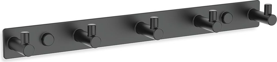 Basic Garderobenleiste schwarz matt