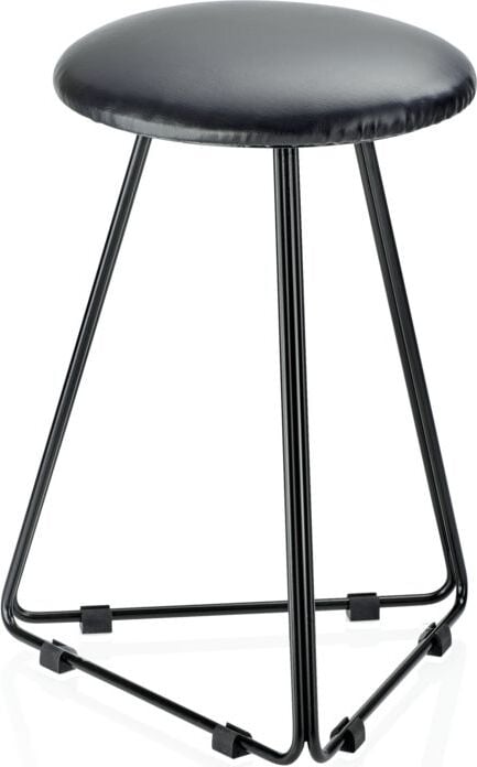Basic Hocker schwarz matt