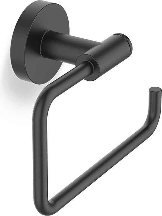 Basic Porte-papier toilette pivotant, noir mat