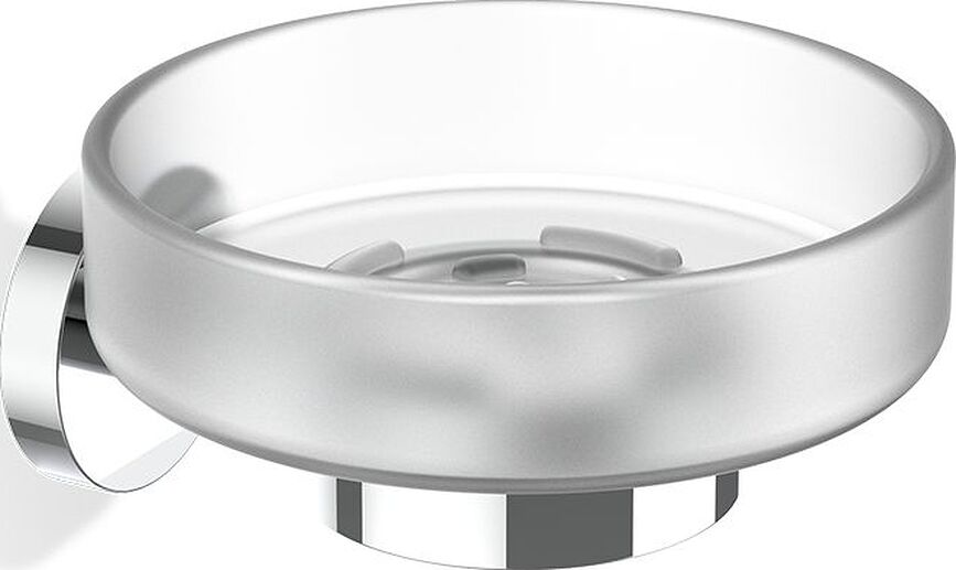 Basic Soap dish chrome wall mounted