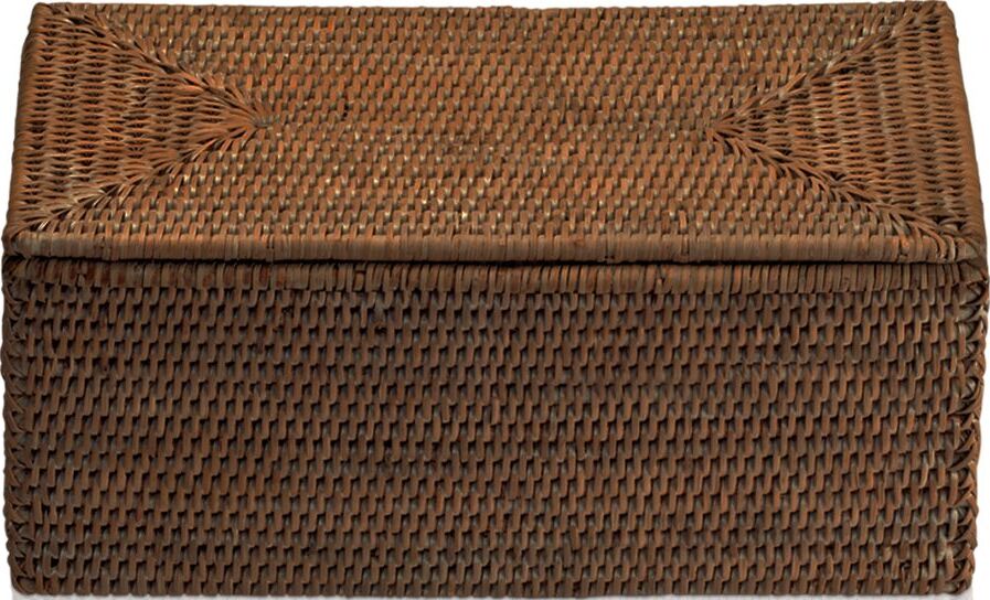 Basket Badezimmerbehälter 30 cm dunkler mit Deckel
