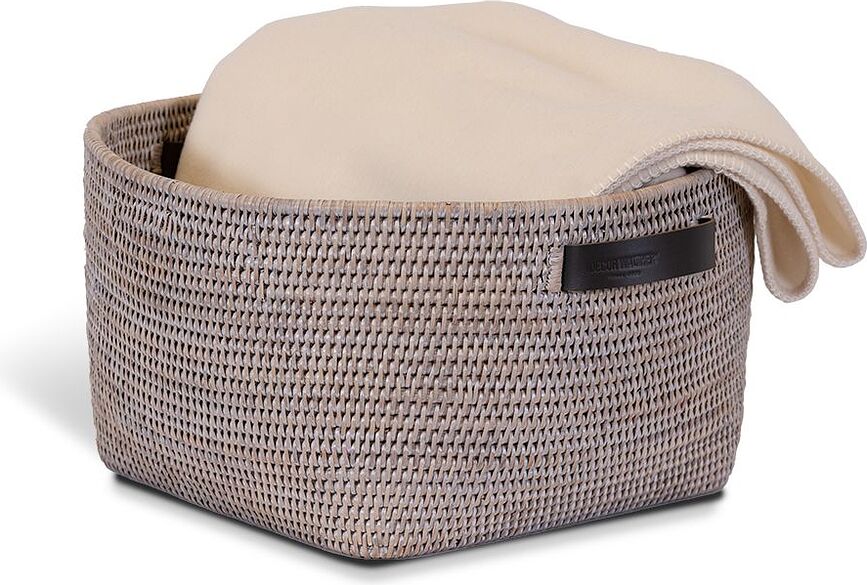 Basket Košara za pohranu okrugla ratanska smeđa