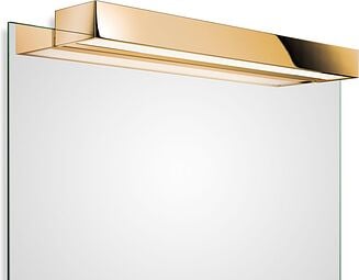 Box Clip On LED Peeglivalgusti kuldne