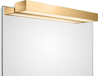 Box Clip On LED Peeglivalgusti matt kuldne