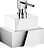 Brick Distributeur de Savon mural, blanc