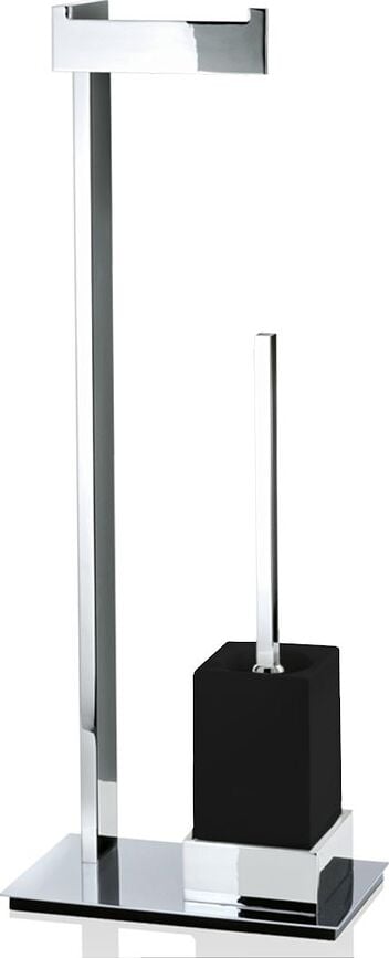 Brick Stalak za toaletni papir i WC četku crni