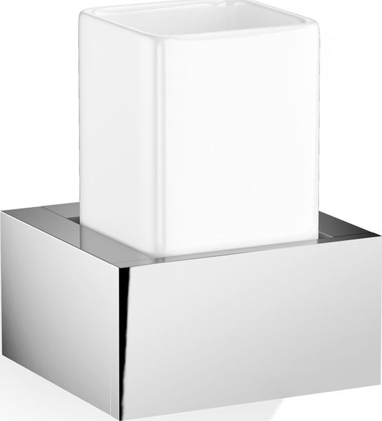 Brick Zahnbürstenbecher weiß für die Wand