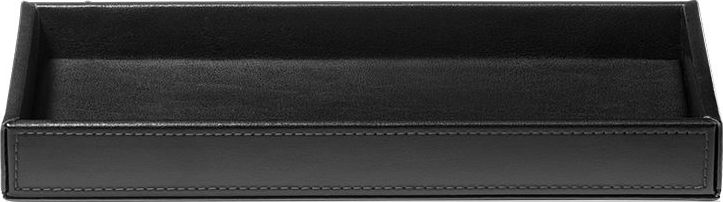 Brownie Badezimmertablett 11,5 x 24,5 cm schwarz