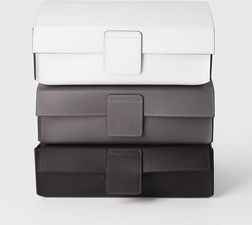 Caja de Almacenamiento Nappa, blanca