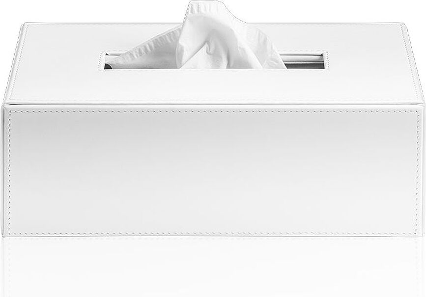 Caja para Pañuelos Brownie, 12 x 24 cm, blanca