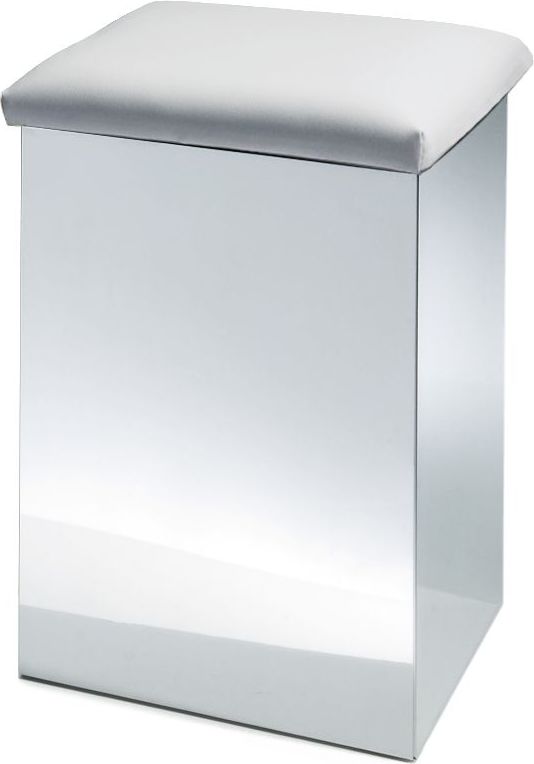 Case Hocker und Wäschebehälter 66 cm weiß