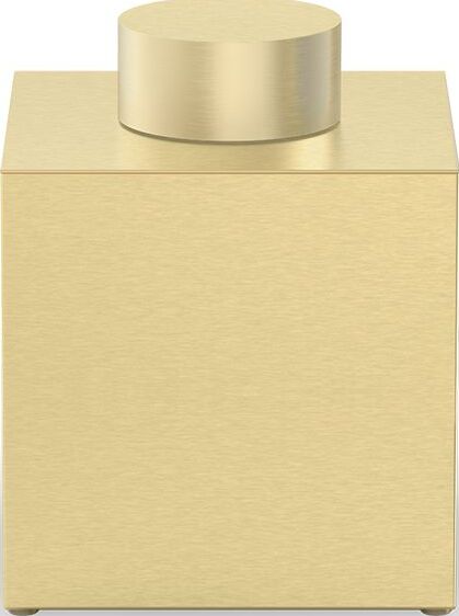 Century Badezimmerbehälter 17 cm gold matt mit Deckel
