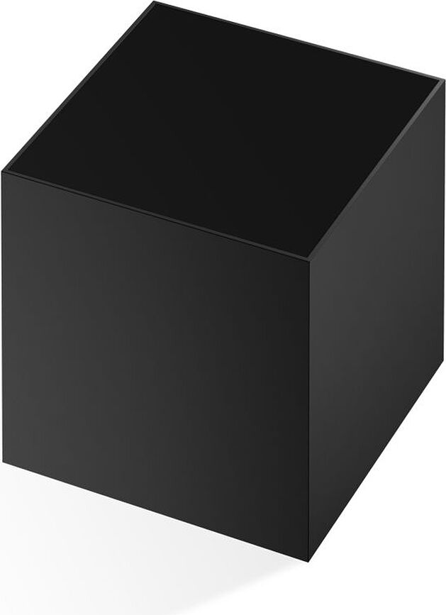 Century Bathroom container 13 x 13 cm black matte