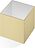 Century Bathroom container 13 x 13 cm gold matte