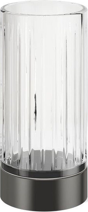 Century Čaša za četkice za zube rebrasta tamna metal mat