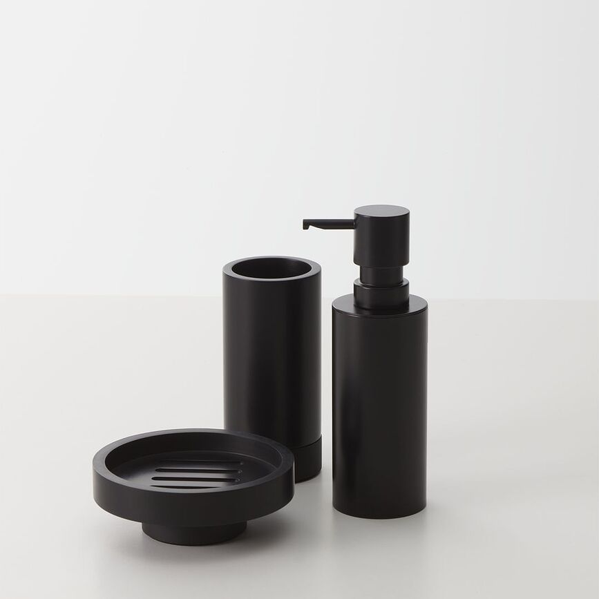 Century Σαπουνοθήκη, σκούρο μεταλλικό, ματ