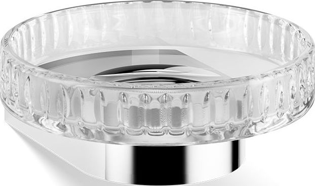 Century Seifenschale geriffelt Chrom für die Wand