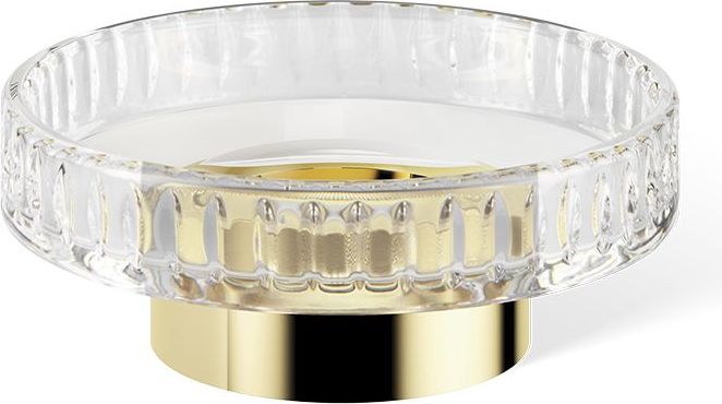 Century Seifenschale geriffelt goldfarben