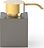 Century Seifenspender dunkles Metall matte - gold