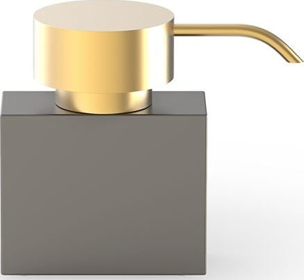 Century Seifenspender niedrig dunkles Metall matte - gold