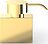 Century Soap dispenser low golden