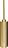 Century Toilet brush gold matte