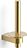 Century Toilettenpapierhalter senkrecht gold matt