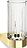 Century Toothbrush mug corrugated golden wall mounted