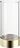 Century Toothbrush mug gold matte