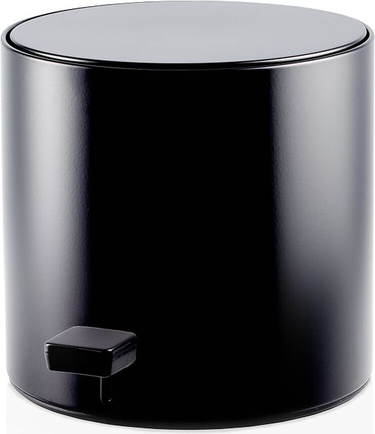 Cestino dei rifiuti da bagno Bar 23 cm nero opaco