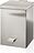 Cestino dei rifiuti da bagno Corner Soft Close forma quadrata 26,5 cm nichel