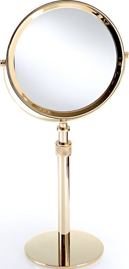 Classic Kosmetikspiegel mit 5x Vergrößerung goldfarben