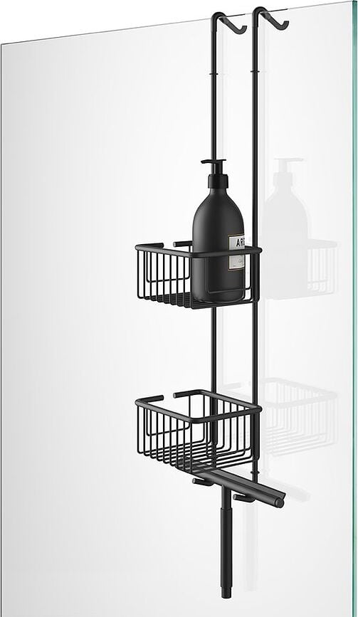 Clear Brisalec za tuš, mat črn