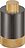 Club 1 Bathroom container dark metal matte-gold