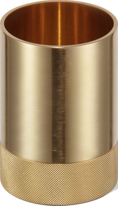 Zahnbürstenbecher und -halter Club Badbecher Gold Matt