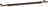 Club Handtuchreling 40 cm dunkles Metall matte - gold