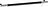 Club Handtuchreling 40 cm schwarz matt-chrom