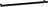 Club Handtuchreling 40 cm schwarz matt