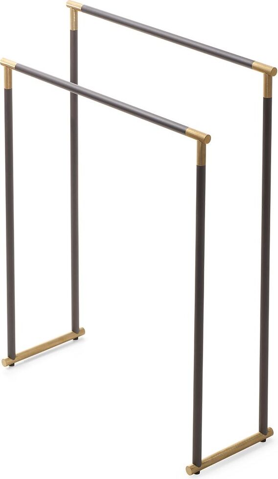 Club Handtuchständer dunkles Metall matte - gold