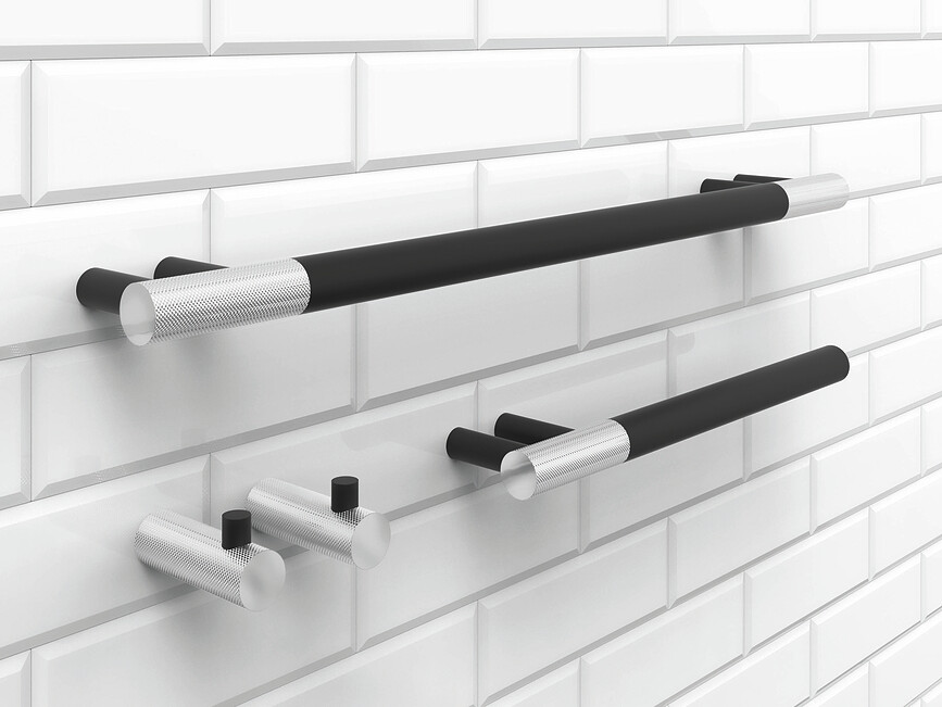 Club Porte-papier Toilette, métal foncé, or mat