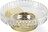 Club Soap dish corrugated gold matte wall mounted
