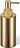 Club Soap dispenser smooth gold matte