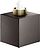 Club Tissues container dark matte metal