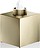 Club Tissues container gold matte