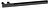 Club Towel rail 25 cm right black matte