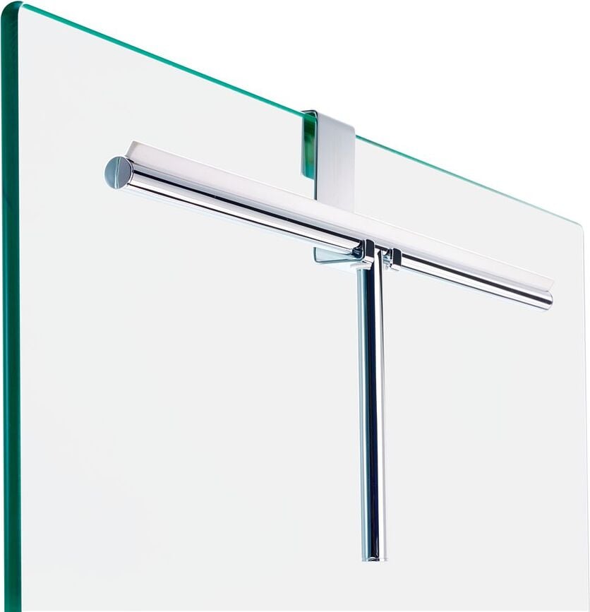 Colgador cromado Decor Walther, para mampara de ducha