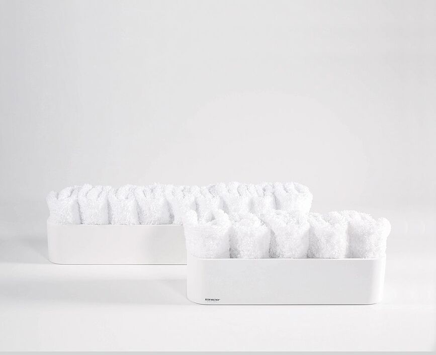 Bote de baño Stone, 30 cm, negro mate