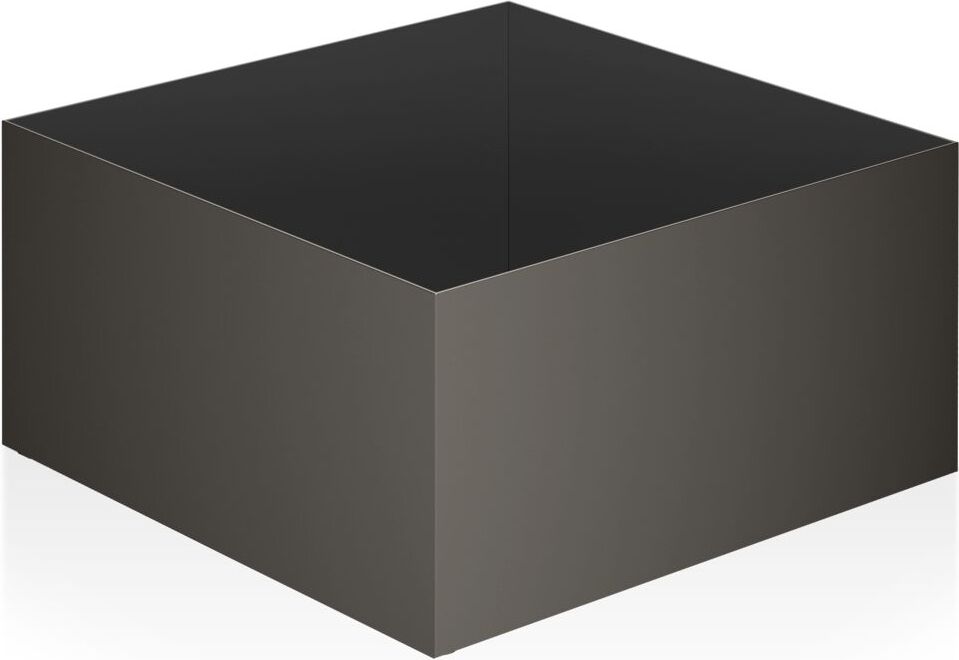 Corner Badezimmerbehälter 17 cm dunkles Metall matte
