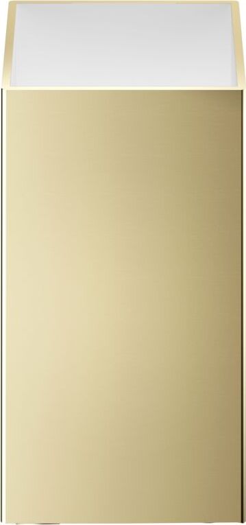 Corner Badezimmerbehälter 8 cm gold matt